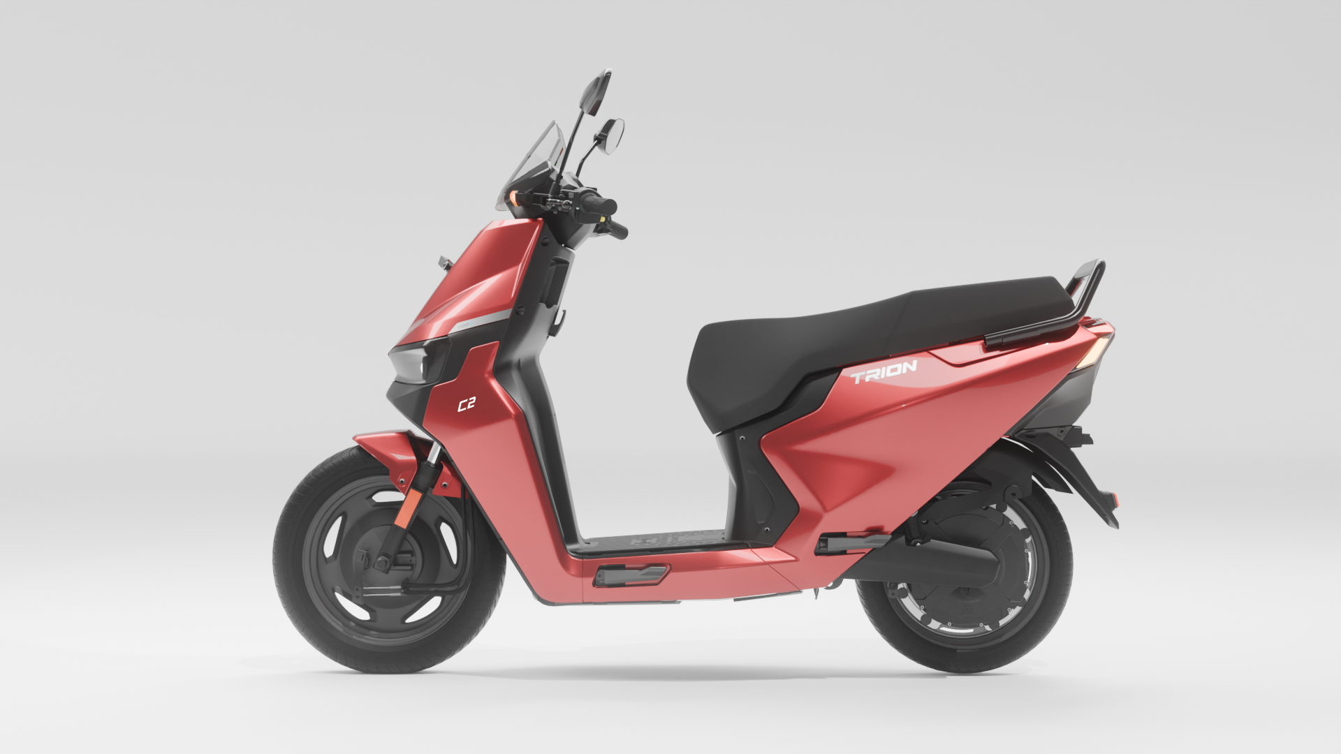 Solar Red scooter